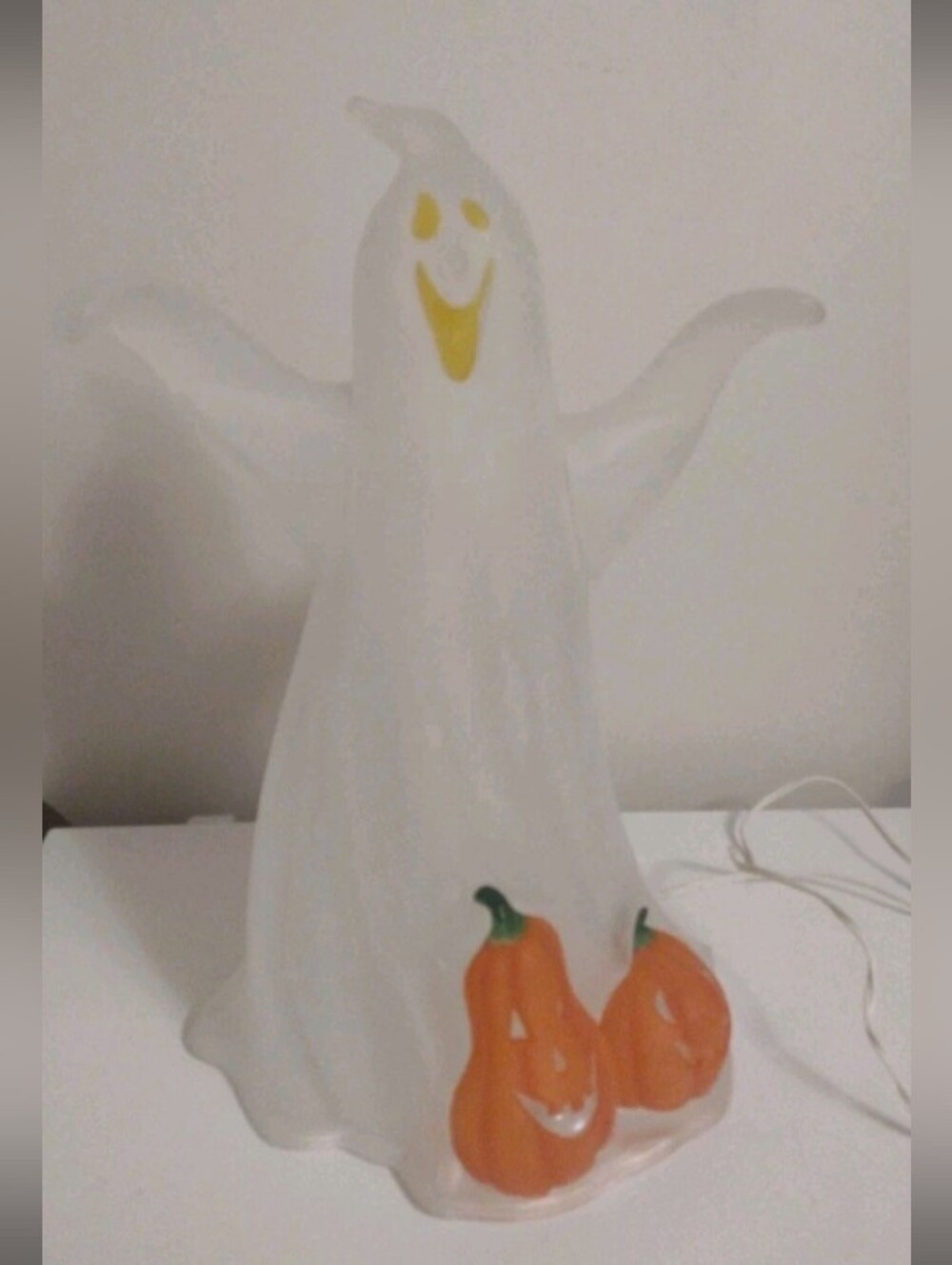 Acrylic JCPENNEY Light Up Halloween Ghost Vintage